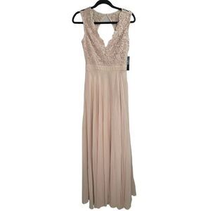 Lulu's Pink Do Re Mi Dress Maxi Dress Size M New